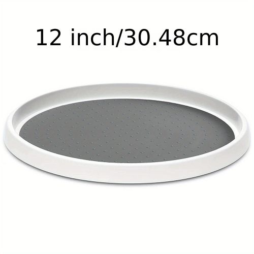 1pc Non-Skid Lazy Susan Organizers; Turntable Rack For Cabinet; Pantry Organization And Storage; Kitchen; Fridge; Spice Rack; Home Kitchen Suppli